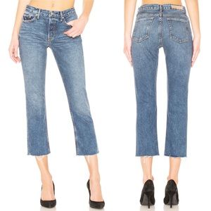 GRLFRND Jeans Tatum Slim Kick Micro Boot Jeans